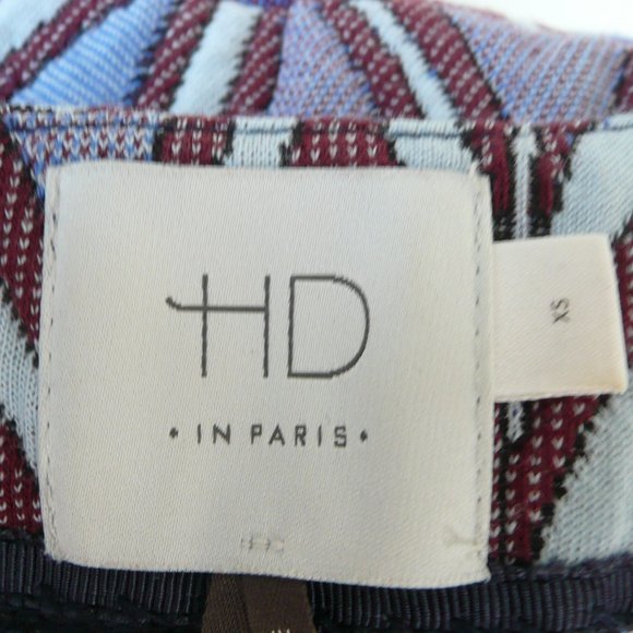 Anthropologie Blue Jacquard Sheath Midi - Picture 7 of 8